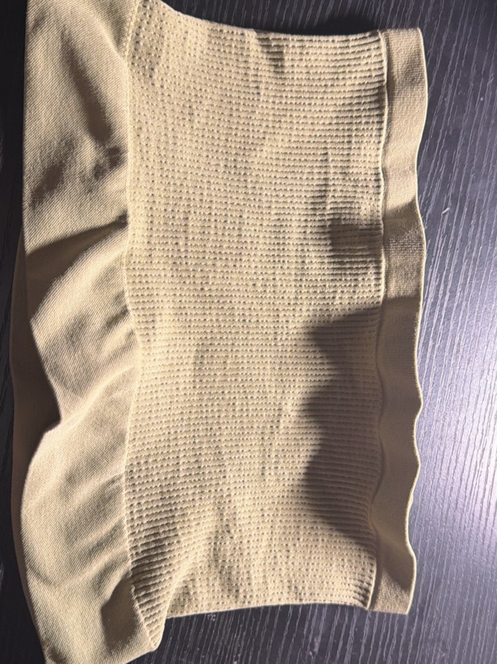 Ribbed Knit Tube Top in Olive green